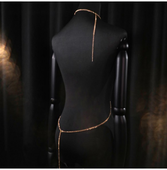 MizzZee - LuxePearl Adjustable Body Chain (Gold)